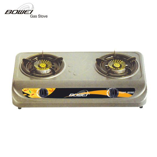 Used Table Double Burner Gas Stove Stand