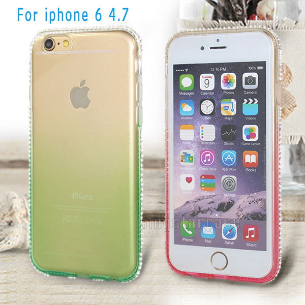 Change Colors Diamond Bumper Case Cover for iPhone 6s/6 Plus