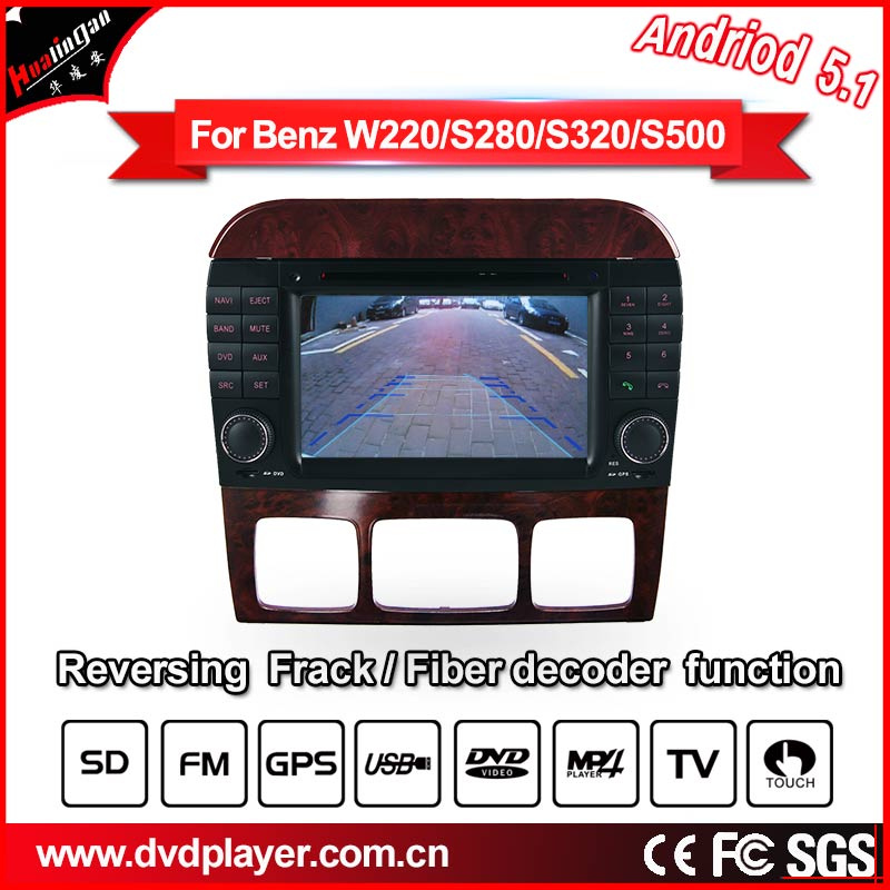 Android 4.4.4 Car Stereo Benz S-W220/SL-R300 GPS Navigation DVD Player