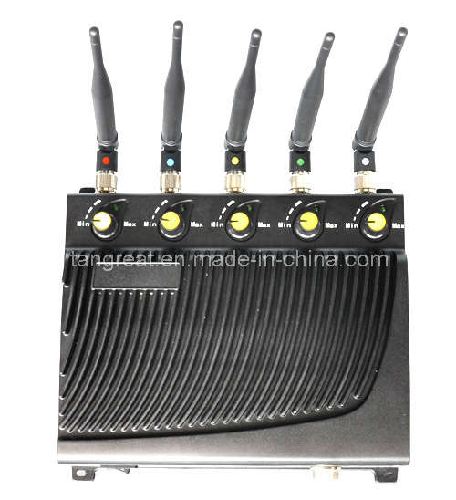 5bands Adjustable Mobile Phone Signal Jammer (TG-5CA)