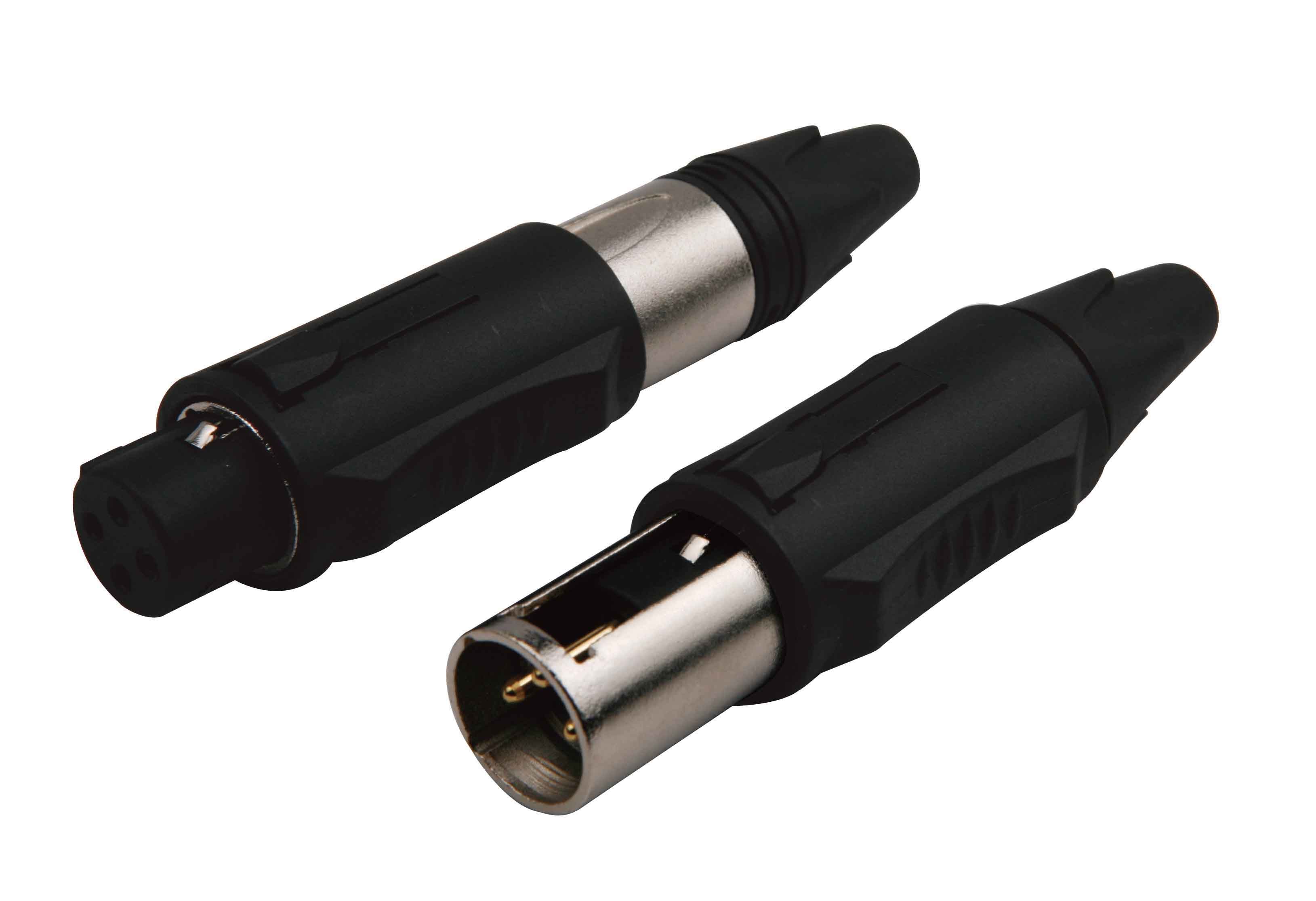 Microphone Connector for Microphone Cable and Mixer