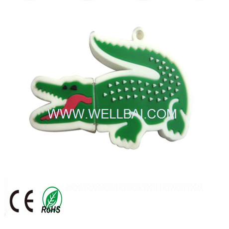 Crocodile USB Flash Drive, Customized Shape USB Flash Drive