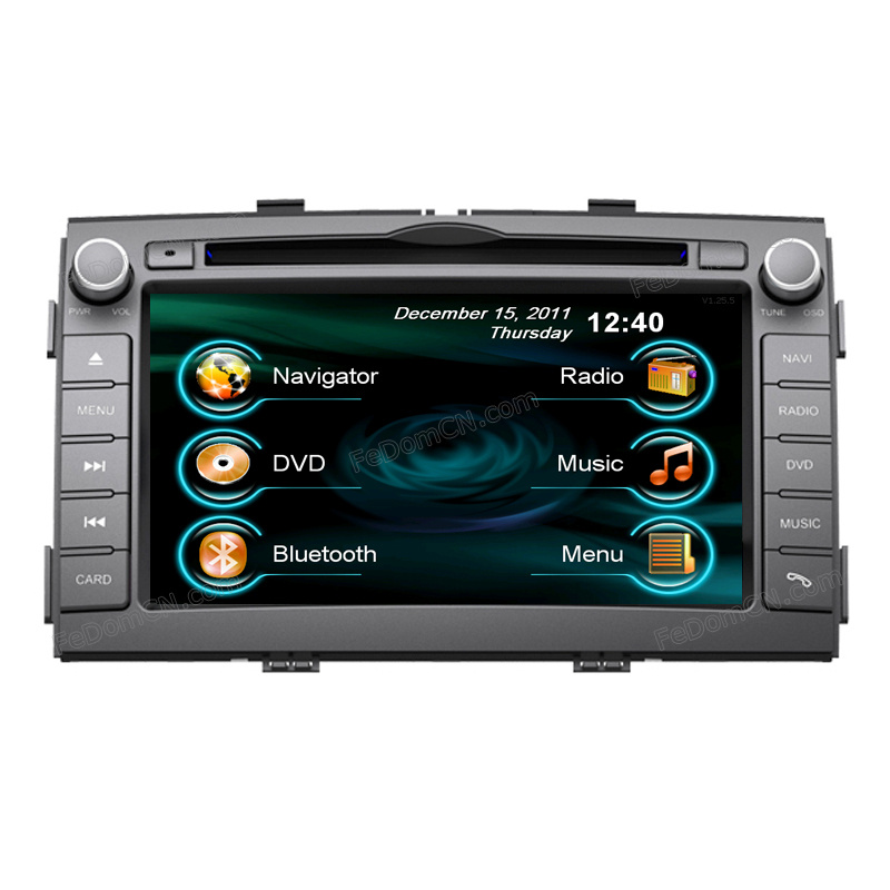 7 Inch TFT LCD Touch Screen Car DVD GPS Navigation System for KIA Sorento with Bluetooth+Radio+iPod+Video