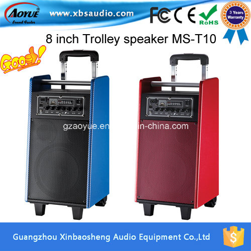 Trolley Multimedia Portable Wireless Speaker with Handle