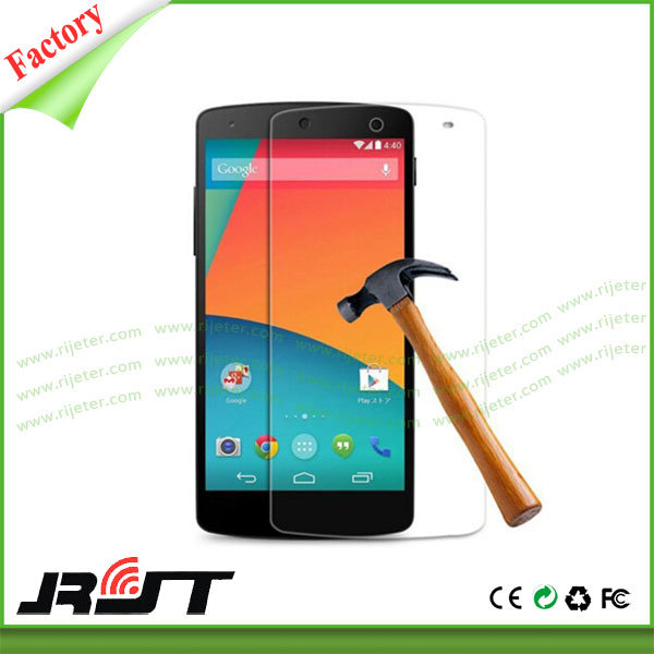 Anti-Fingerprint Water Proof Ultra Thin 0.33mm 2.5D 9h Tempered Glass Screen Protective Film for LG Nexus5 D820 (RJT-A3002)