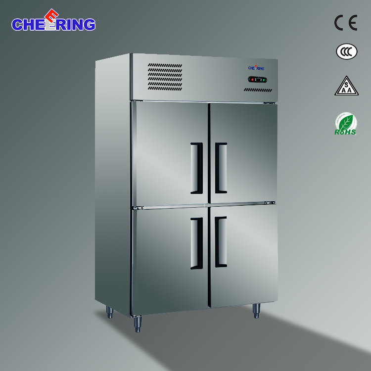 Stainless Steel 4-Door Temperature Commercial Freeezer or Refrigerator (1.0LG)