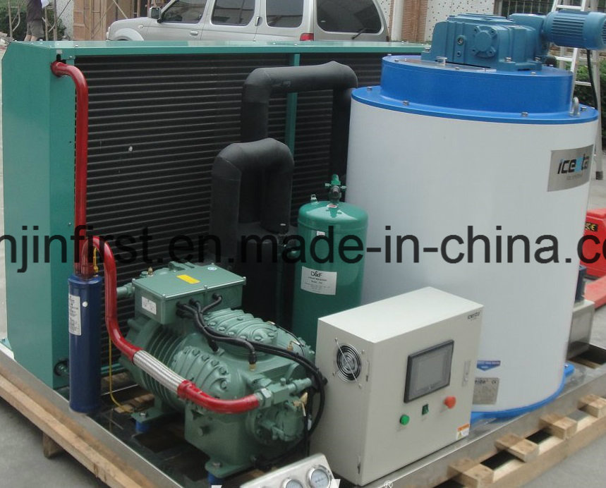 PLC Inside Dry Flack Scale Ice Making Machine Maker