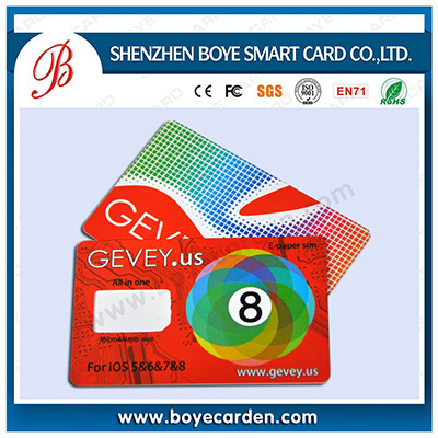 PVC Plastic Contact IC Card