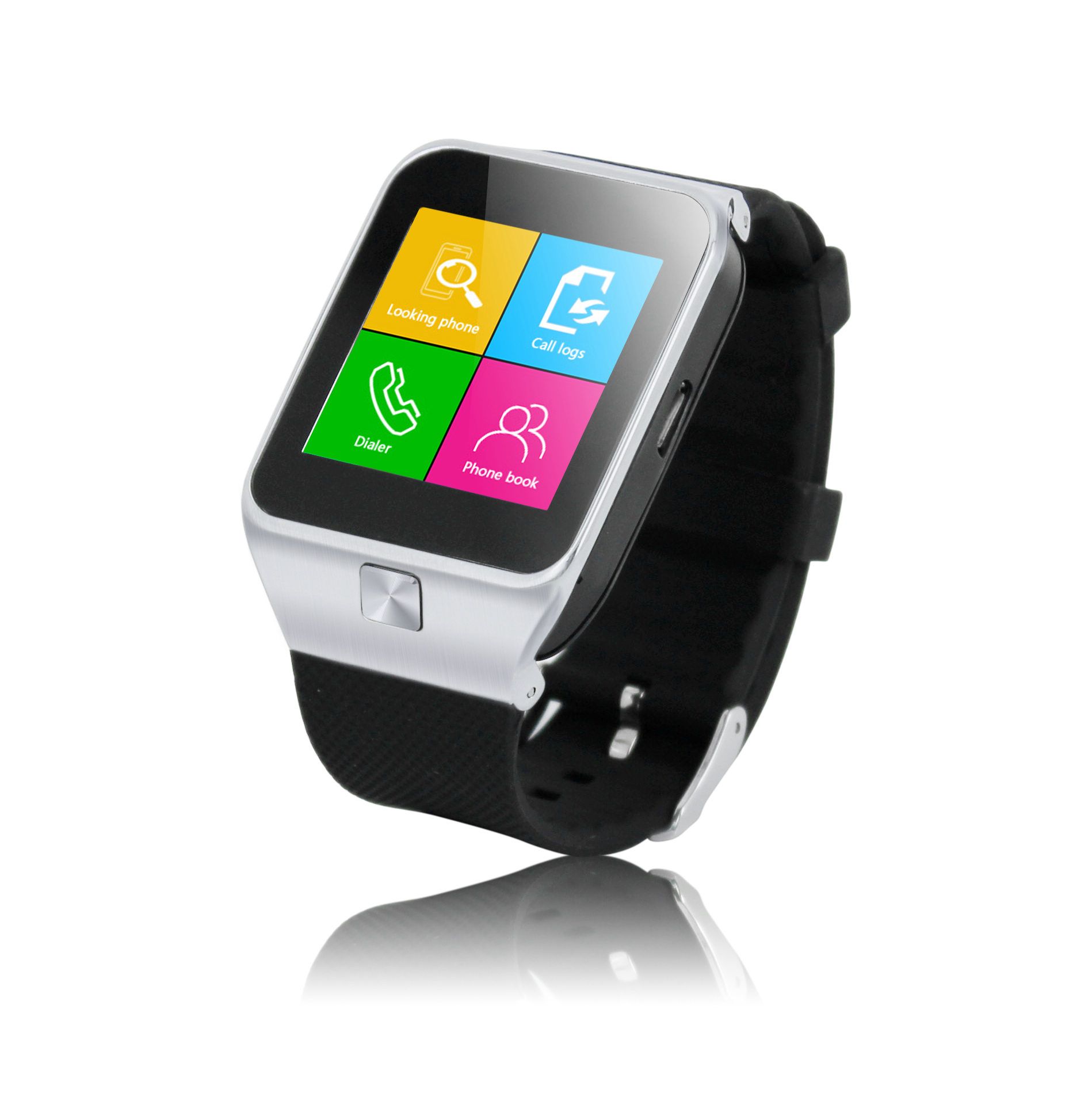 Capacitive Touch Screen MP3 FM Music Smart Bluetooth Watch
