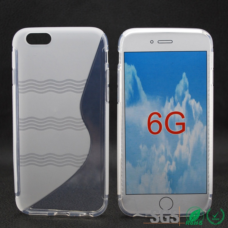 S Style TPU Mobile Phone Accessoy Case for iPhone 6 4.7''