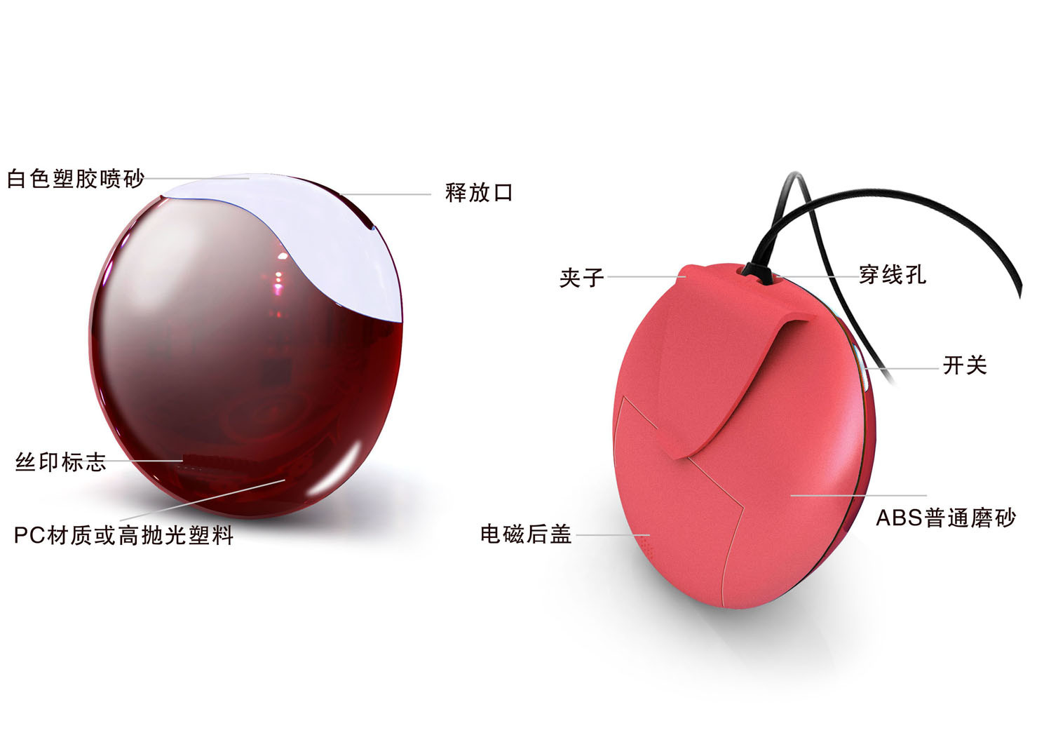 Fashion Design Portable and Necklace Air Purifier (GL-128)