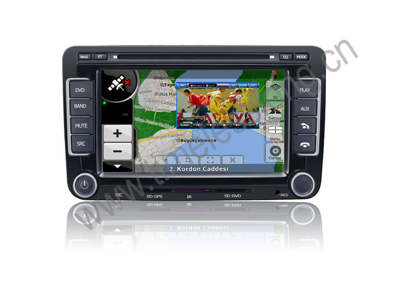 2 Din Indash Car DVD Player for Vw Jetta/Passat B6/Touran/Seat