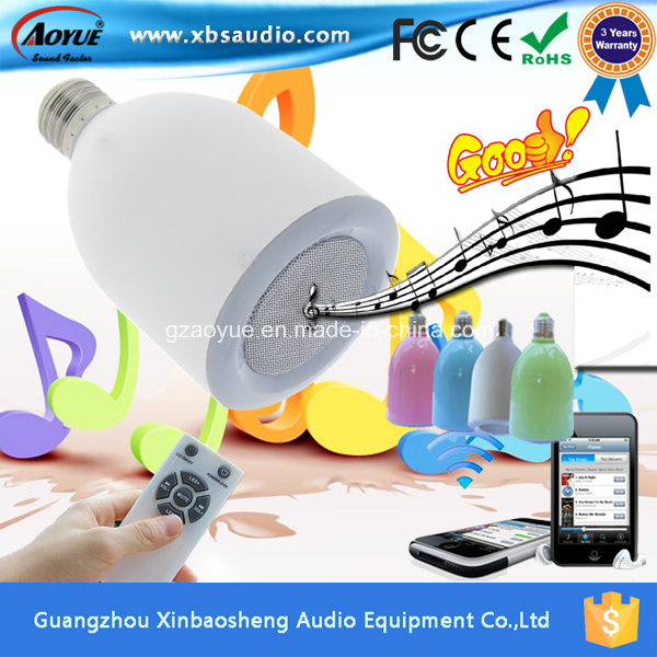 Professional Portable Mini Audio Wireless LED Bulb Speaker