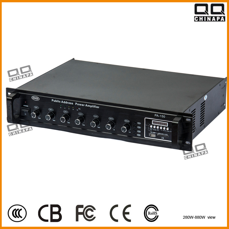 Integrated Power Amplifier 100W (USB+FM+ZONE+Remote Control)