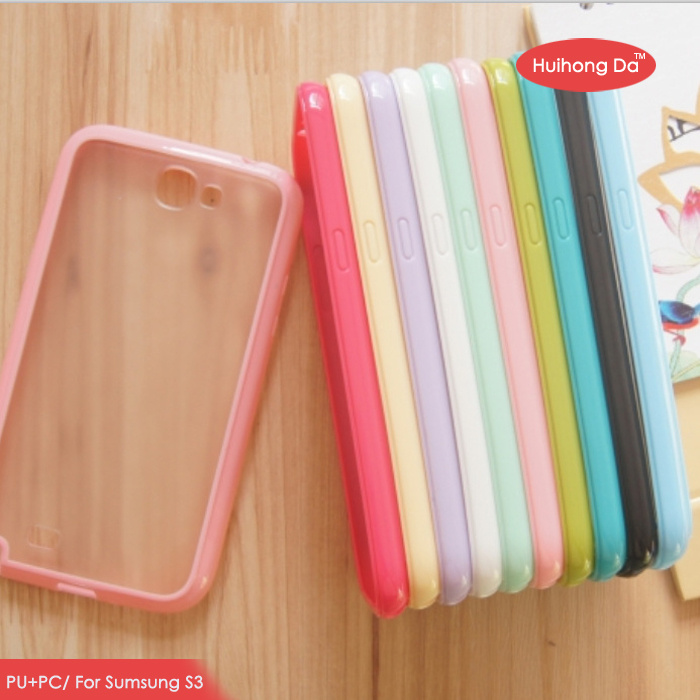 TPU+PC Transparent Mobile Phone Case Cover for Sumsung Note 2/3/4 and S3/4