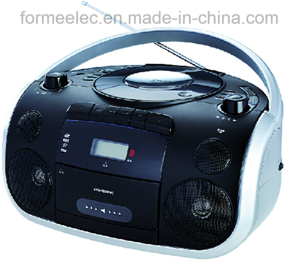 CD MP3 Boombox with Cassette Player