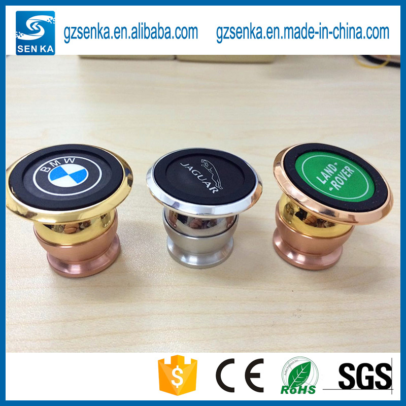 New Premium Stainless Steel Magnetic Car Phone Holder