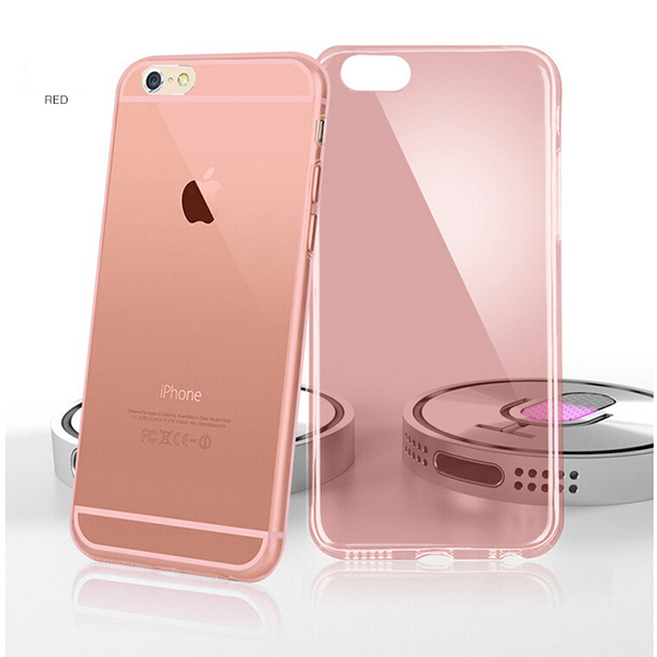 Voocase Ultra Slim Transparent Mobile Cover Red Phone Case for Sony T2/T3/Z3/Z4