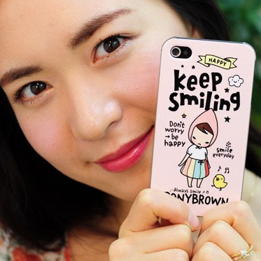 Pretty Plastic Cartoon Case for iPhone 4S