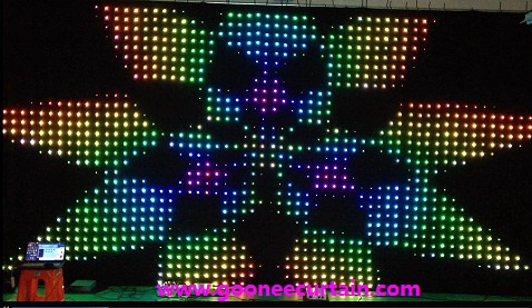 Profession LED Display Curtain, Pitch: 10 LED Curtain Display (GN-406)