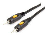3.5mm Stereo Plug to 3.5mm Stereo Plug, Flat Cable