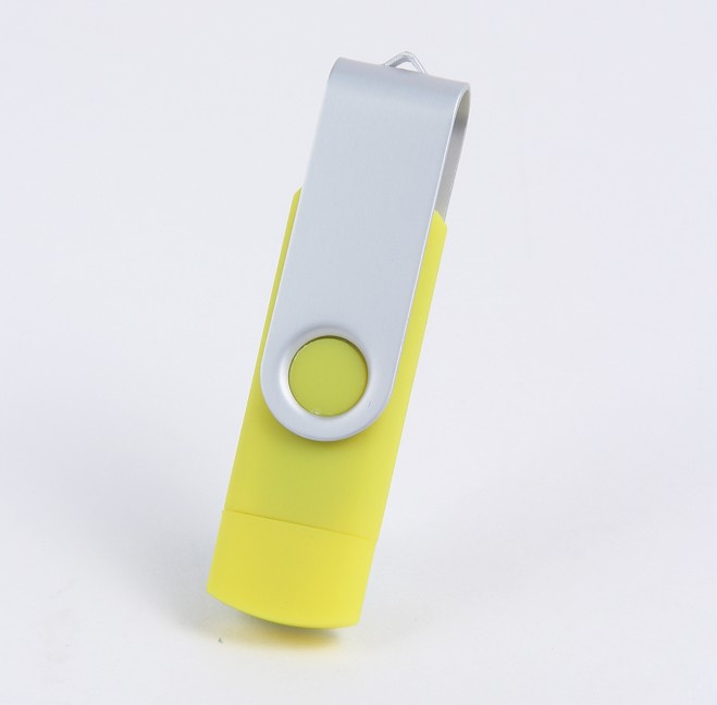 Smartphone USB Flash Drive with Micro USB Port, Swivel USB Flash Drive