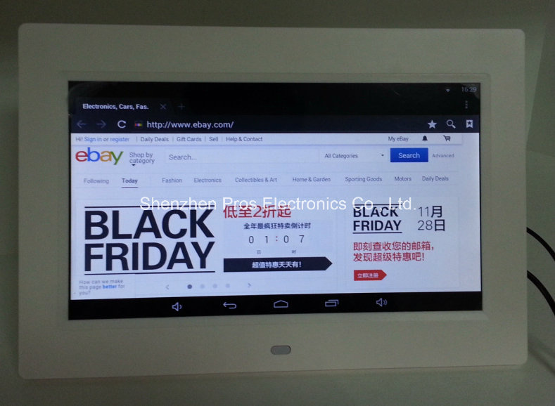 8 Inch Digital Photo Frame with Android WiFi Function