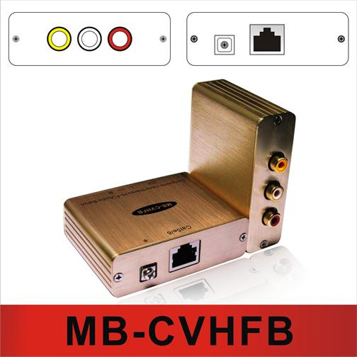 Composite Video/Stereo Hi-Fi Audio Balun (MB-CVHFB)