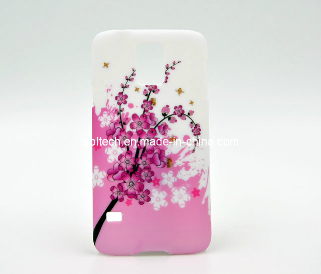 Floral Print Design Cellphone PC Back Case for Samsung Galaxy S5 I9600