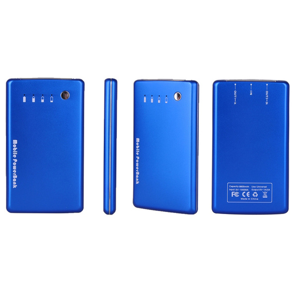 Unique Design Untral Thin 8600mAh Li-Polymer Portable Battery Pack for iPhone Samsung iPad etc