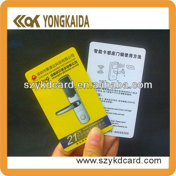 Contactless RFID M1s50 Membership Smart Card with Free Samples