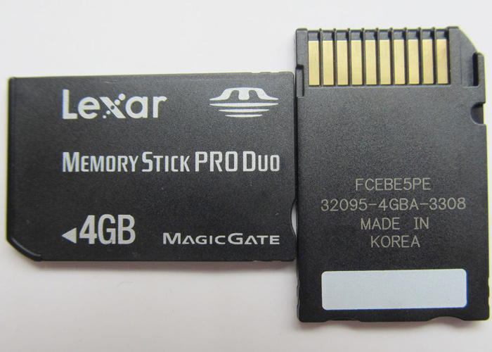 Lexar Mark2 Memory Stick 4GB Magic Gate Ms PRO Duo Card