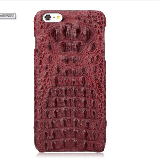Crocodile Leather Mobile Phone Case