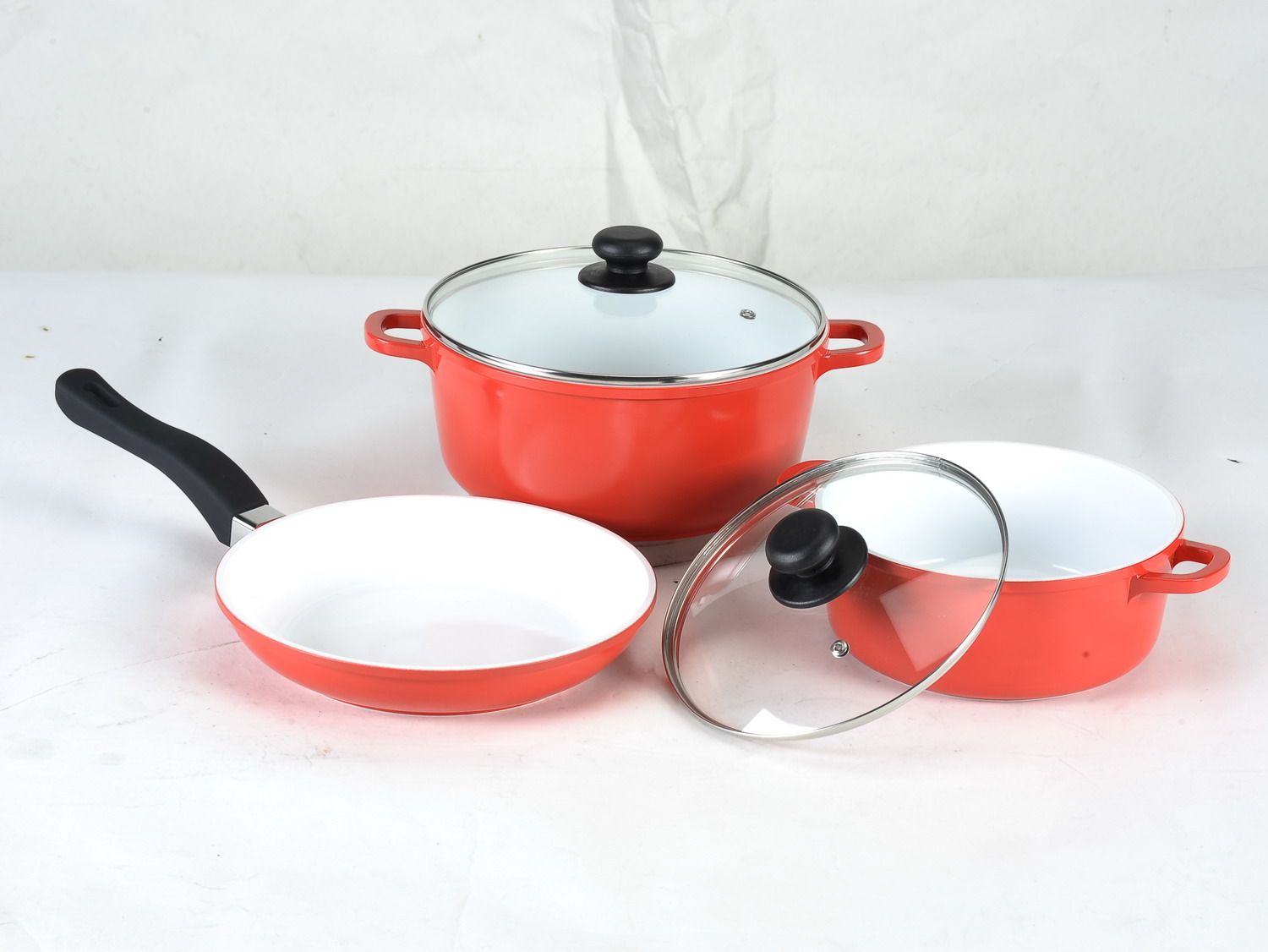 5PCS Aluminum Non-Stick Cookware Set