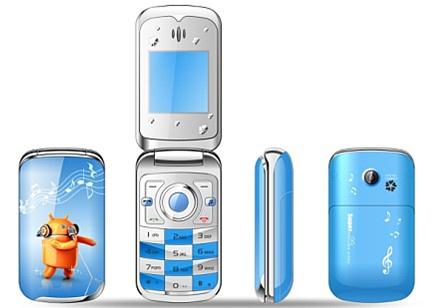 Mini Dual SIM Flip Mobile Phone (KK M15)