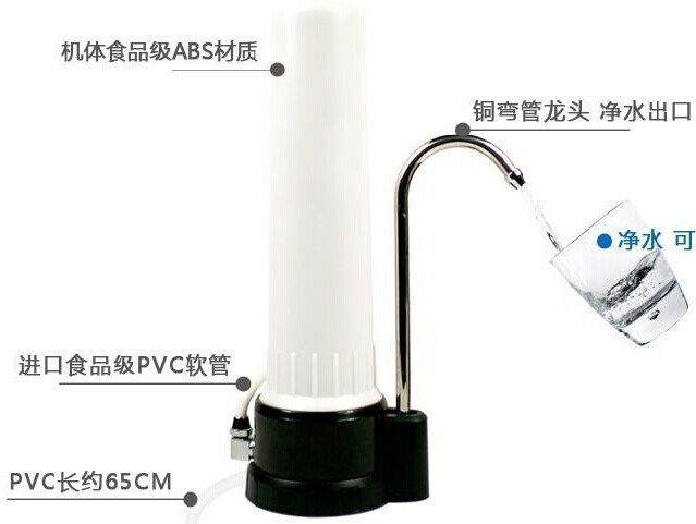 Single Stage Ceramic Water Filter with Housiing