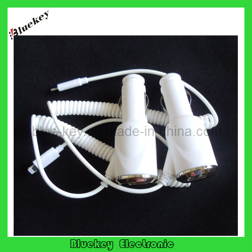 Mobile Phone Charger Car Charger for iPhone 5 with 2 Current Output