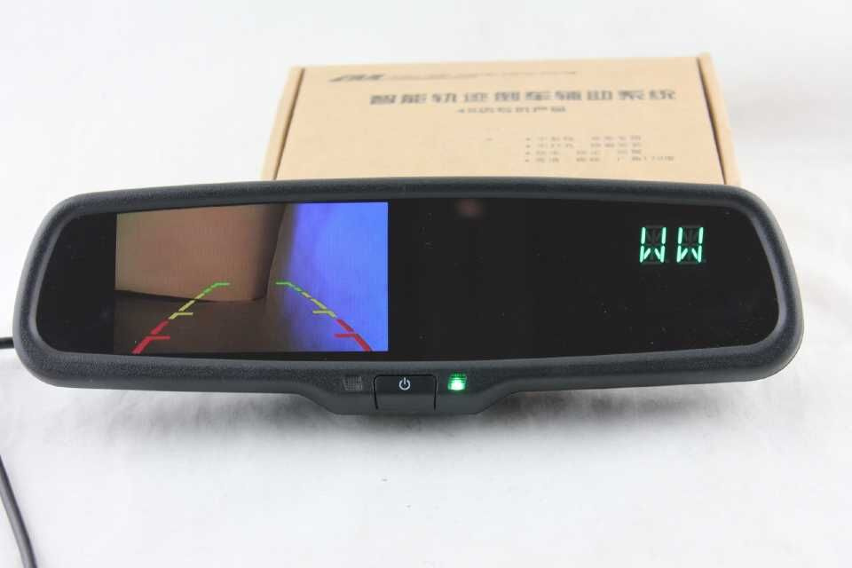 Rearview Mirror Monitor with Reverse Camera Display4.3inch, Compass for Hyundai KIA