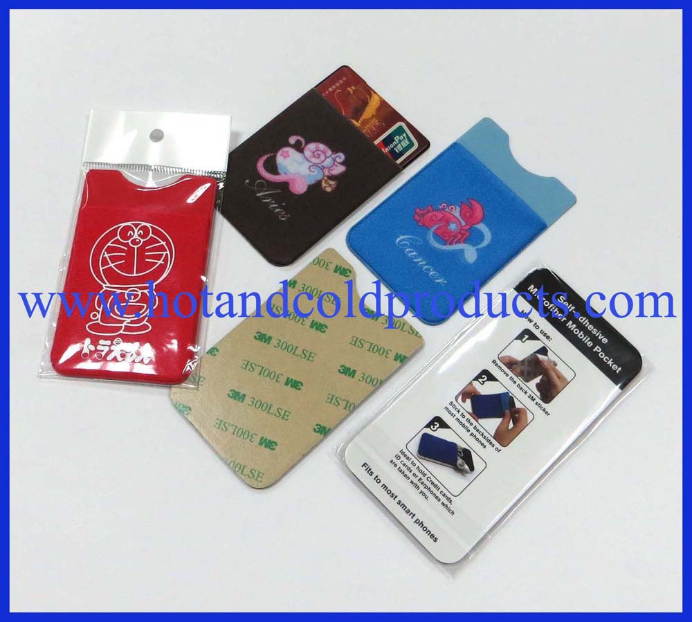 Mobile Phone Accessory Gift, Microfiber Card Holder