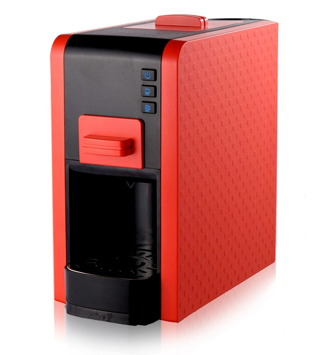 Universal Coffee Capsule Machine with Adjustable Height Drip Tray