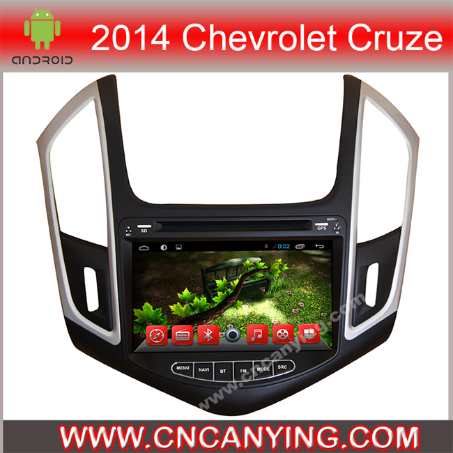 Car DVD Player for Pure Android 4.4 Car DVD Player with A9 CPU Capacitive Touch Screen GPS Bluetooth for 2014 Chevrolet Cruze (AD-8155)