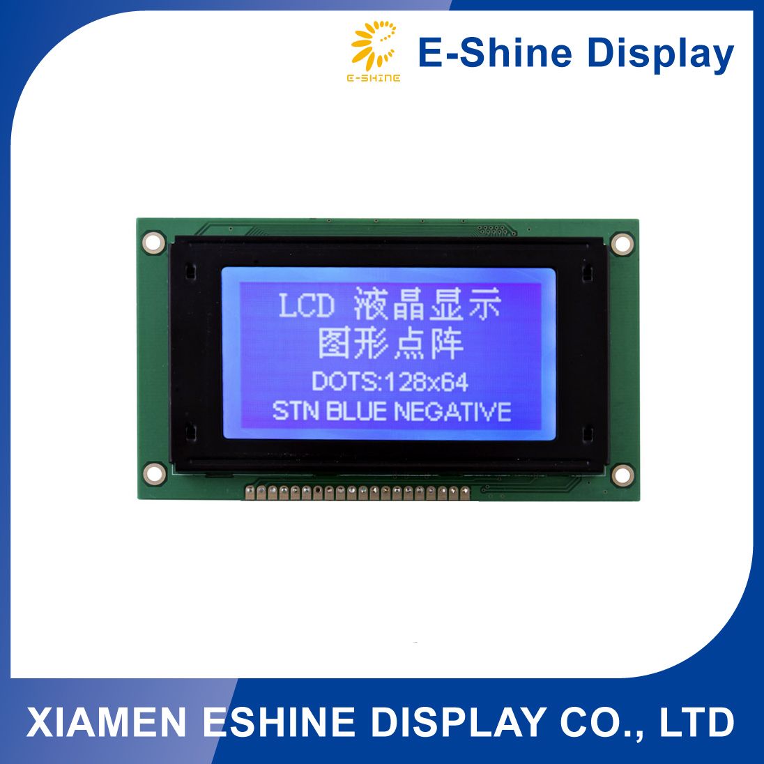 Stn 128X64 LCD Display for Electronic Components