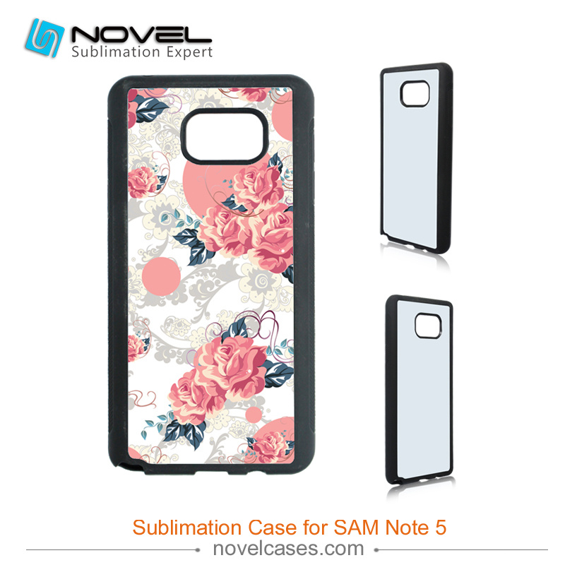 Latest 2D Sublimation Rubber Phone Case for Samsung Galaxy Note5