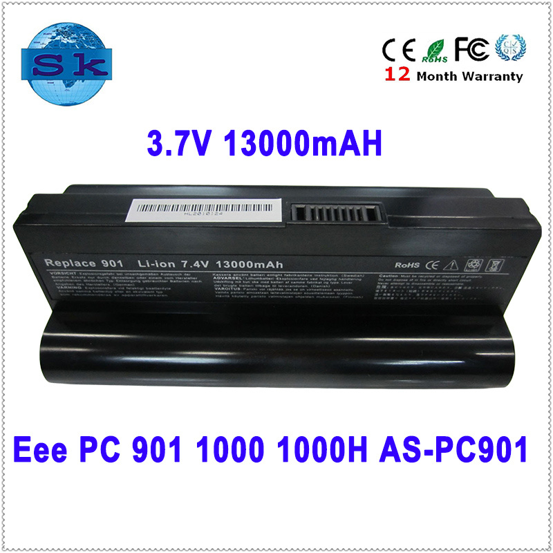 13000mAh Battery for Asus Eee PC 901 1000 1000h Al23-901