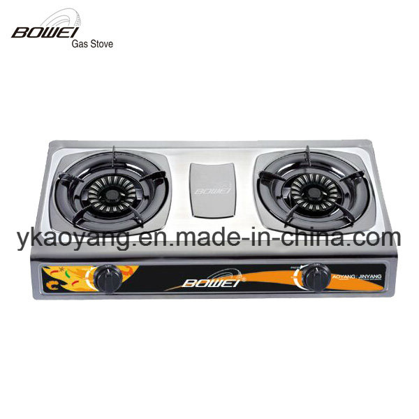 Elegant Model Double Burner Gas Stove