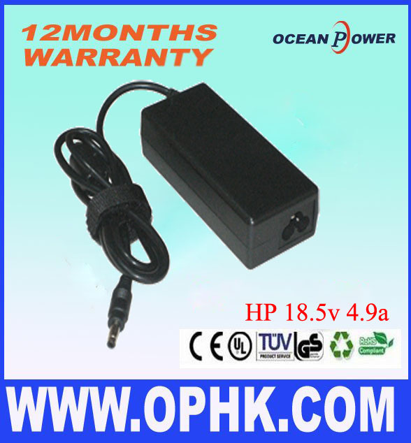 Replacement Laptop Adapter for HP 18.5V 4.9A