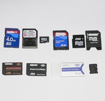 Mobile Phone Memory Cards