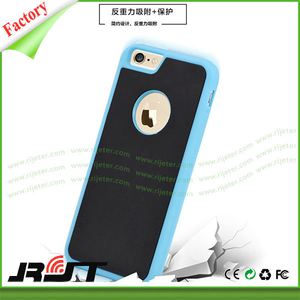 Newest Phone Case Anti-Gravity Adsorption Hole Material Cell Phone Case Cover for iPhone (RJT-0199)