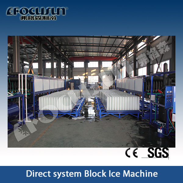 2016 Focusun Inductrial 5t 10t 20t Block Ice Maker