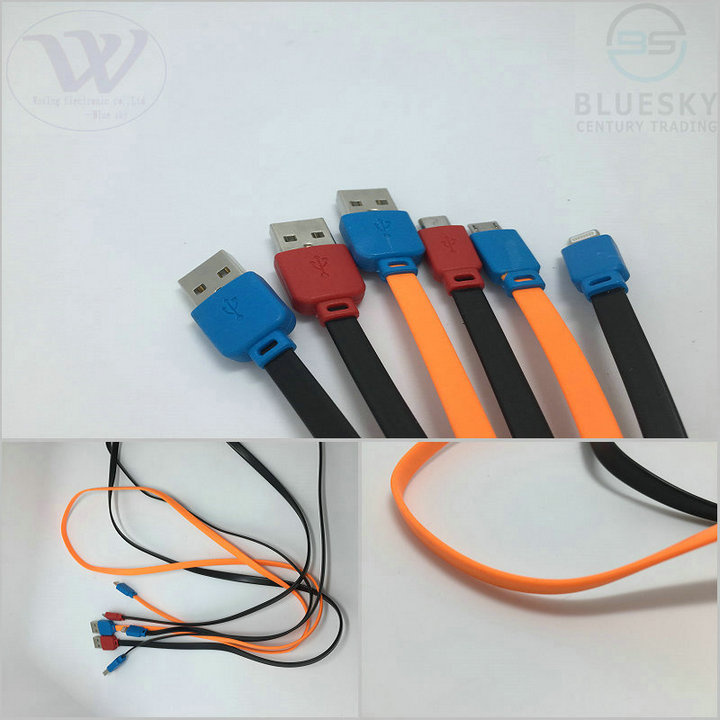 Data and Charging Cable Flat Cable Use for Mobile Phone